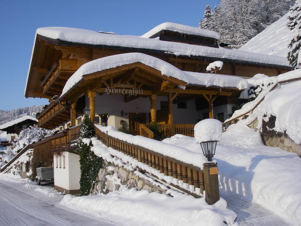 Berggasthof Hintergfoell Unken Exterior foto